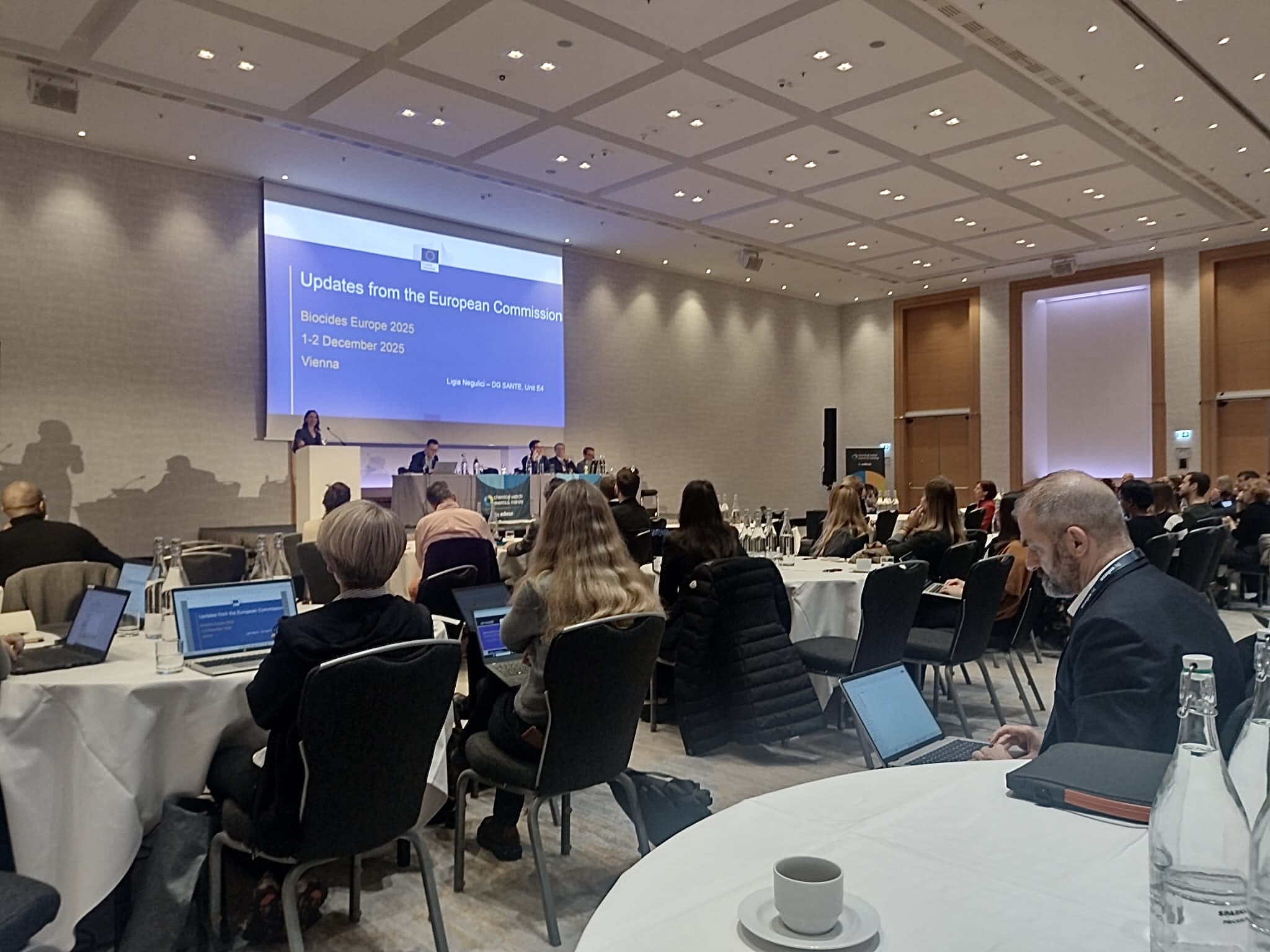 Penman Consulting Team attending speaker session at Chemical Watch's Biocides Conference 2025 