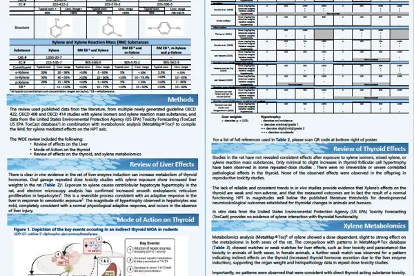 A Weight of Evidence Review on the Mode of Action, Adversity, and the Human Relevance of Xylene’s Observed Thyroid Effects in Rats